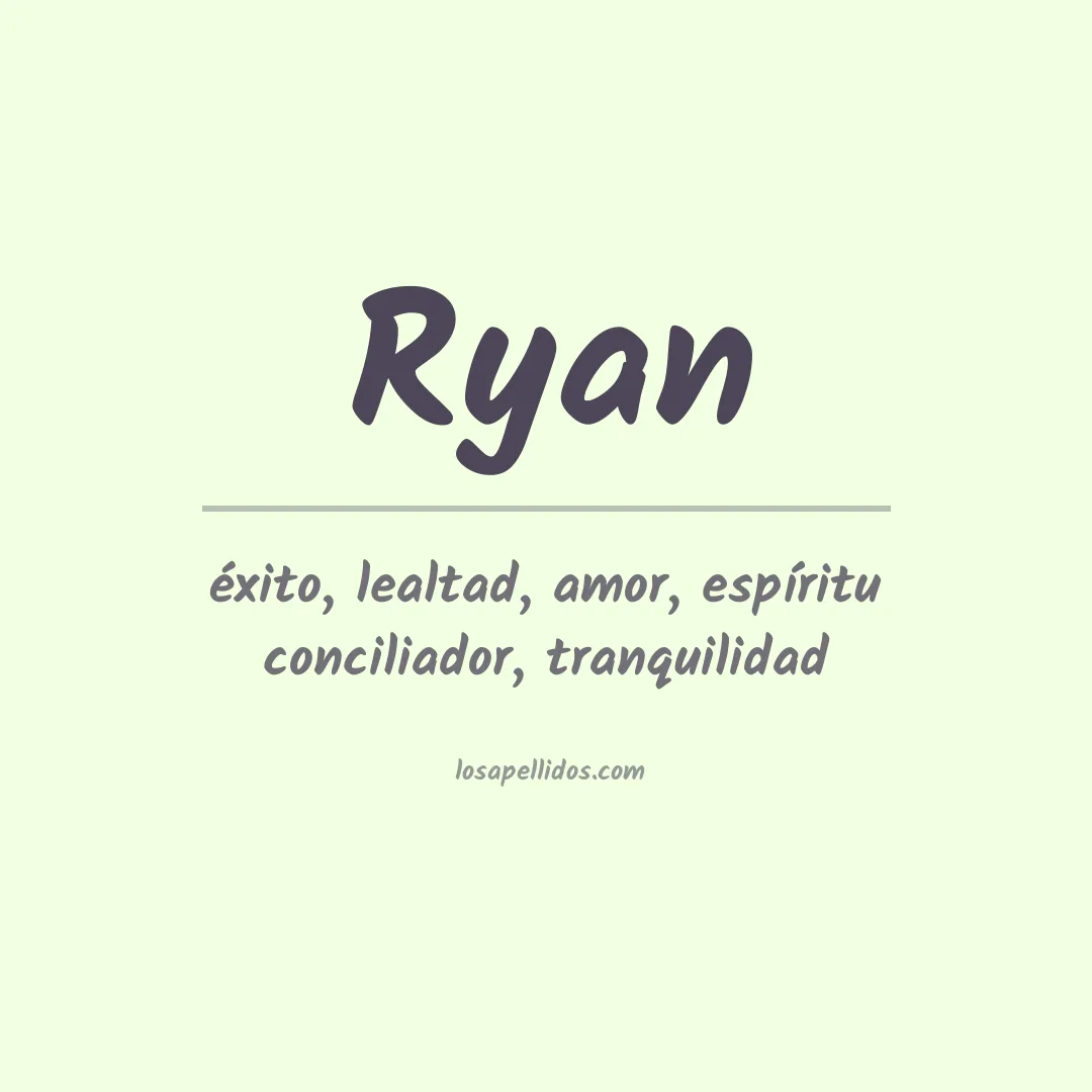 Apellido Ryan