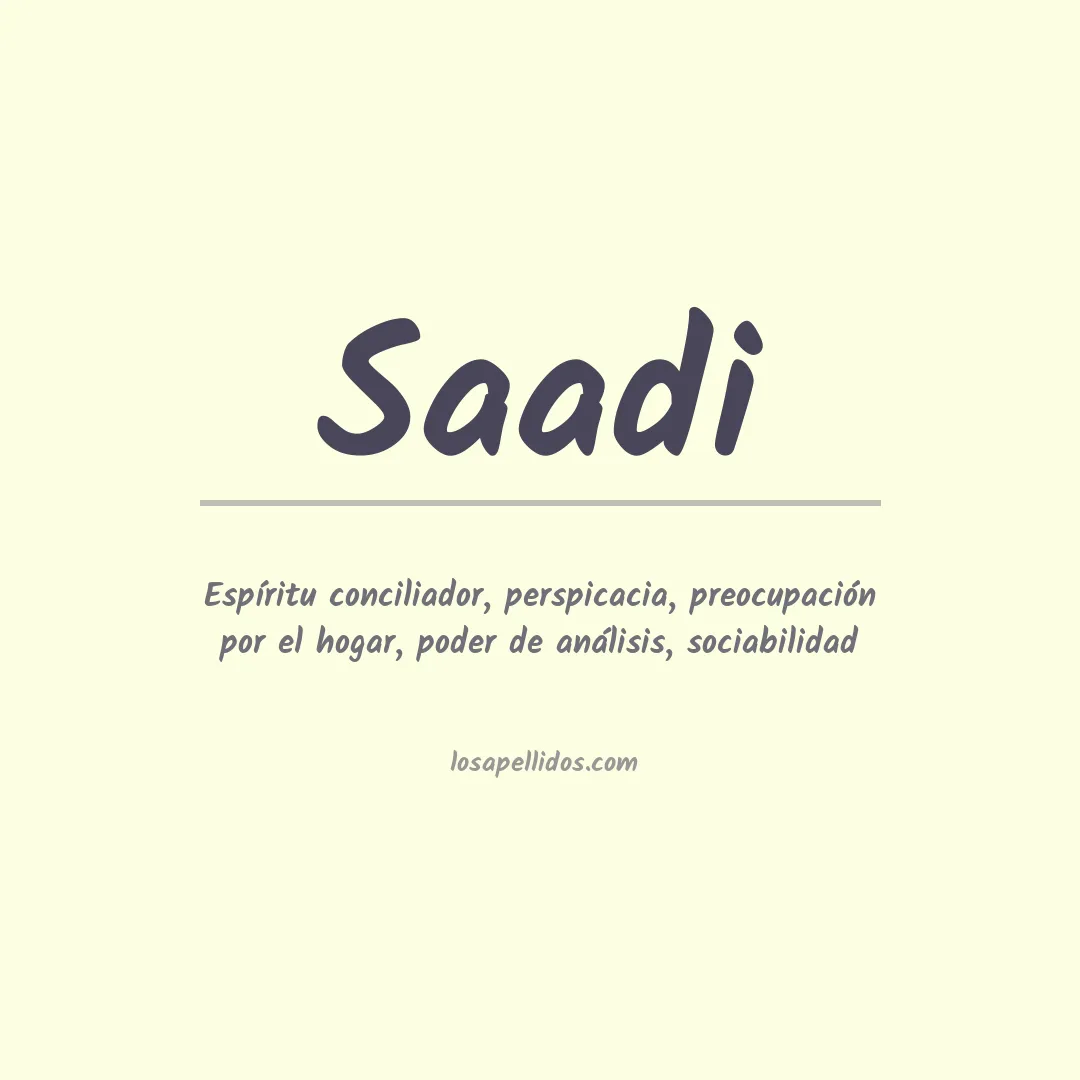 Apellido Saadi