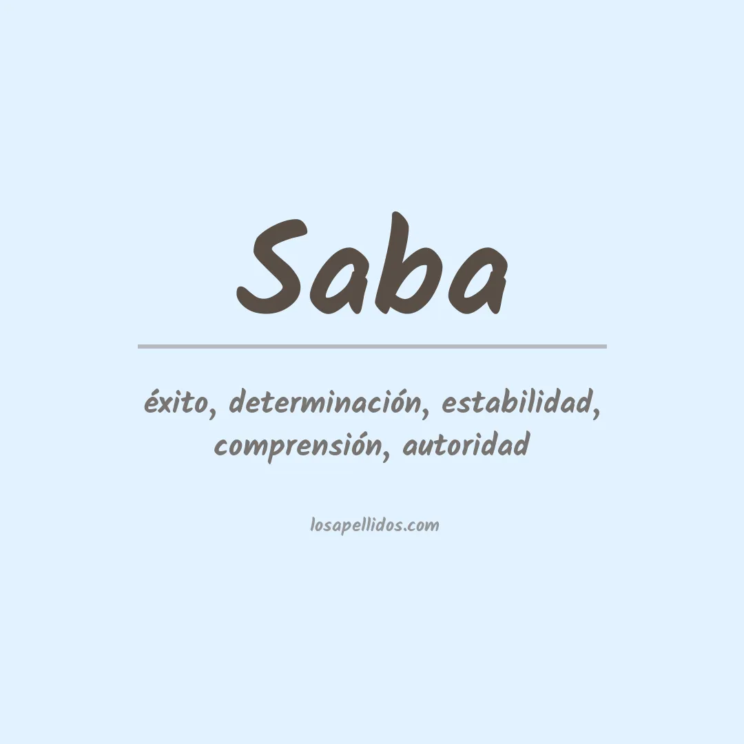 Apellido Saba