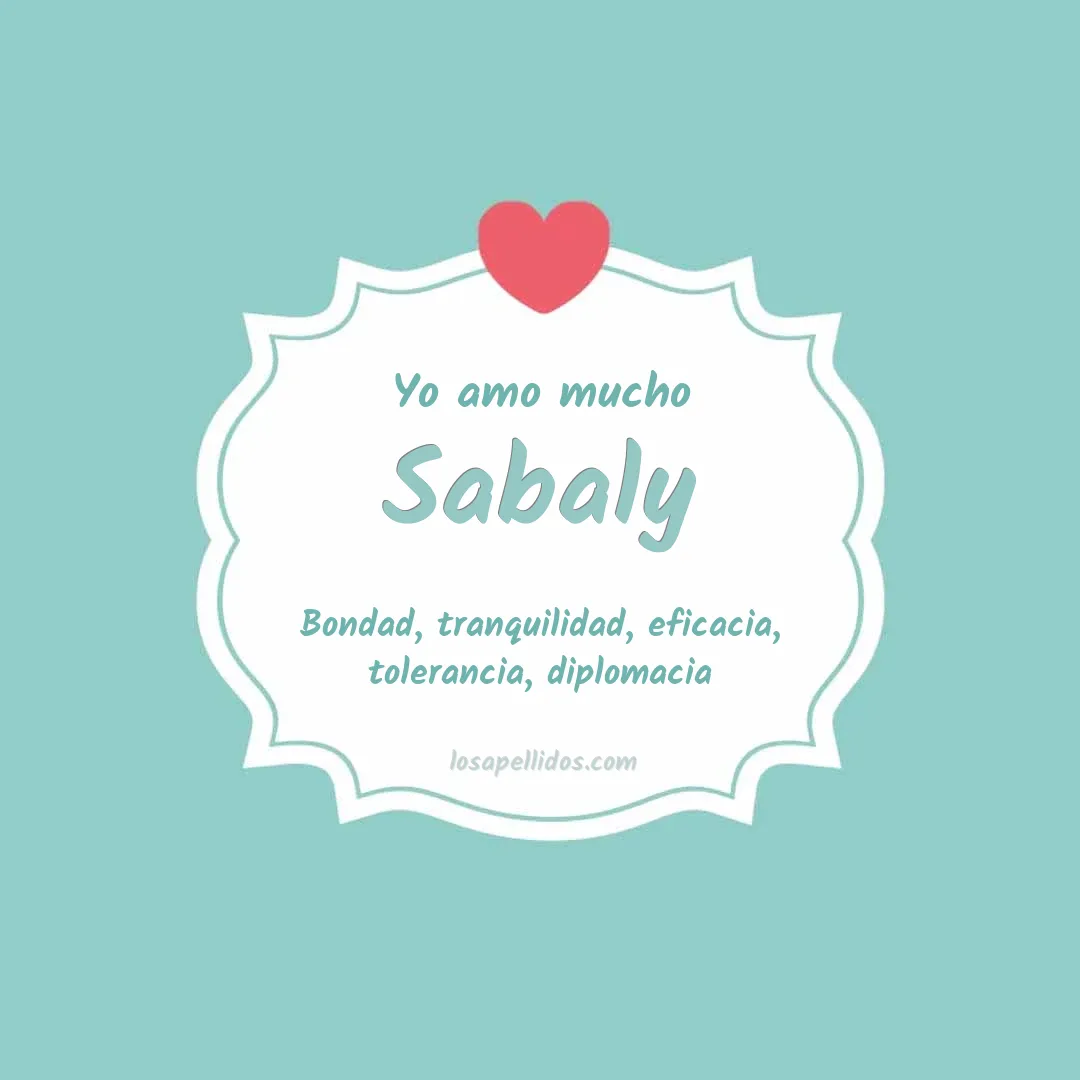 Yo amo mucho Sabaly