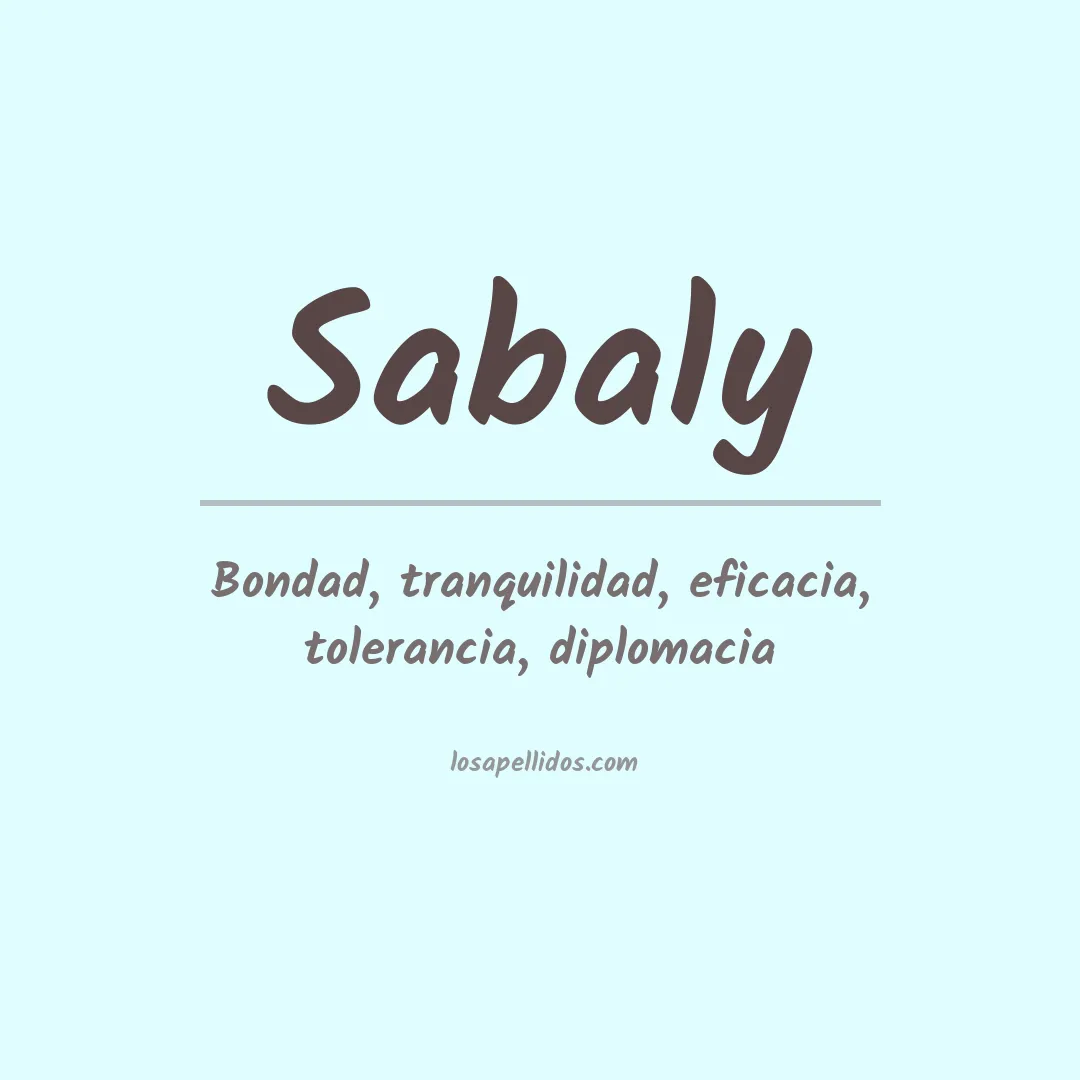 Apellido Sabaly