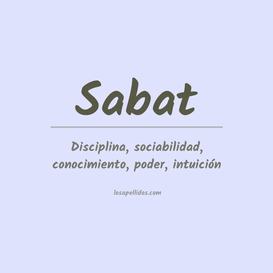 Apellido Sabat
