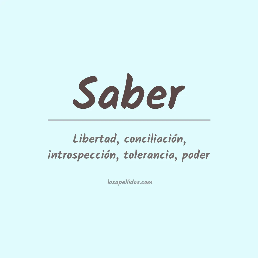 Apellido Saber