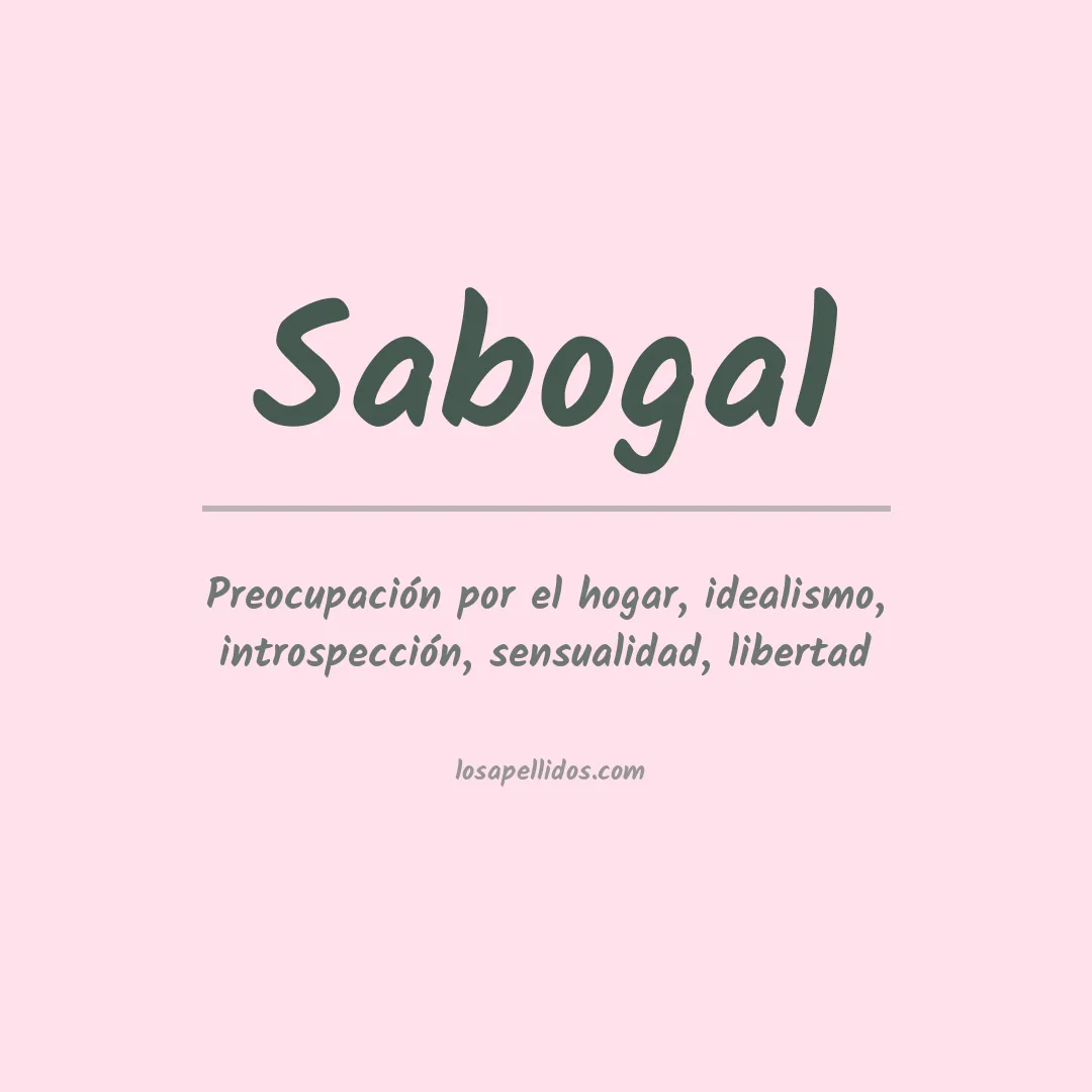 Apellido Sabogal