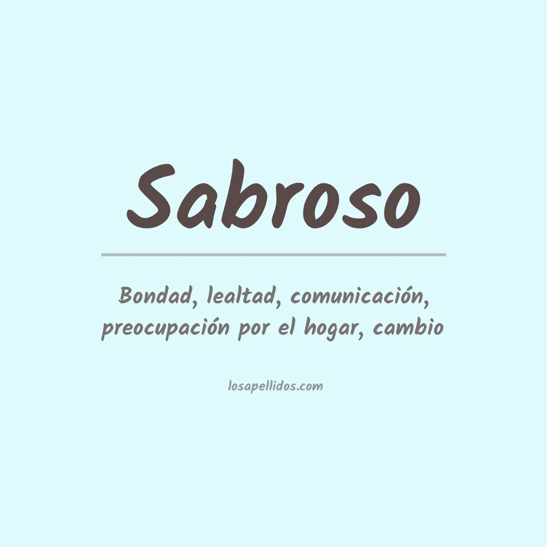 Apellido Sabroso