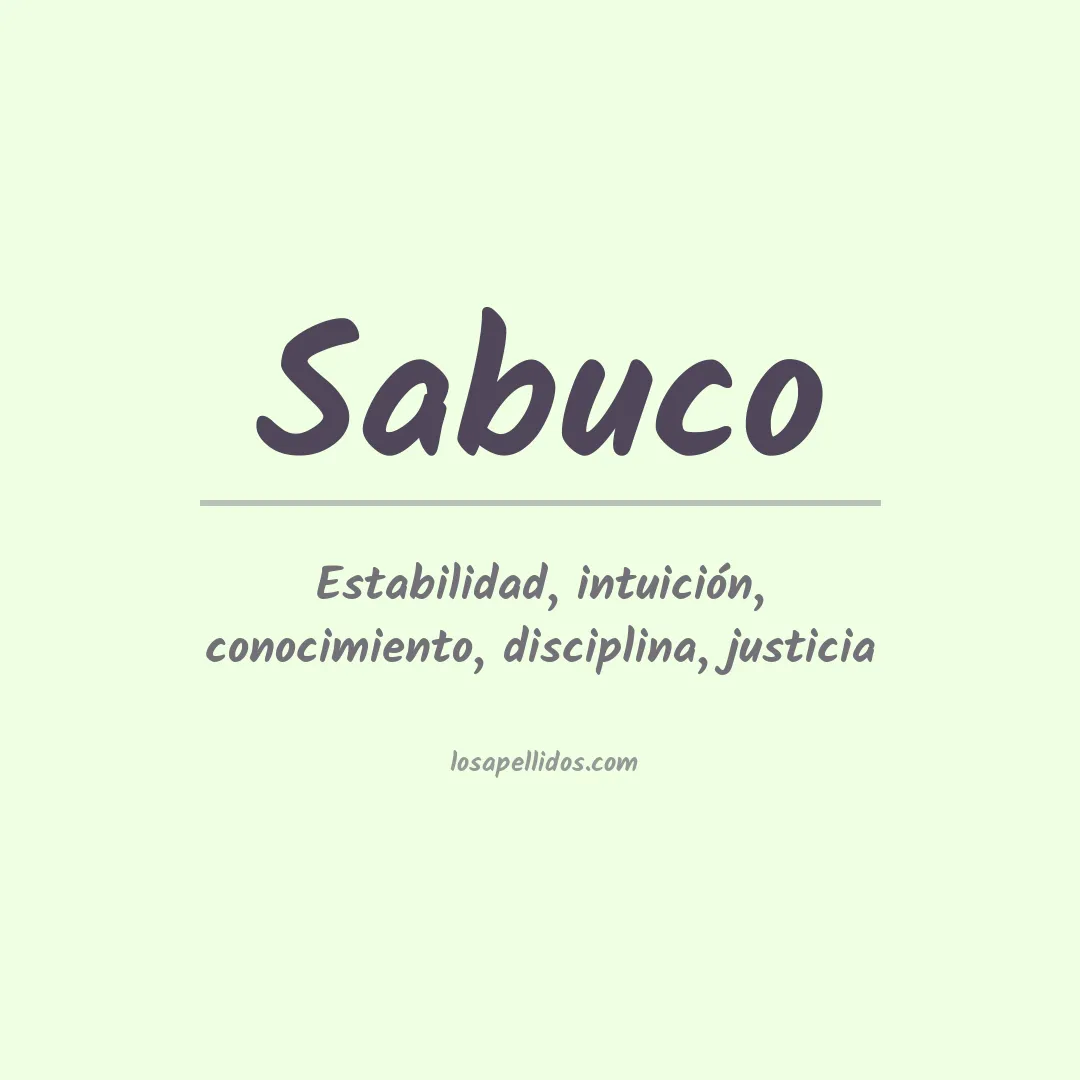Apellido Sabuco