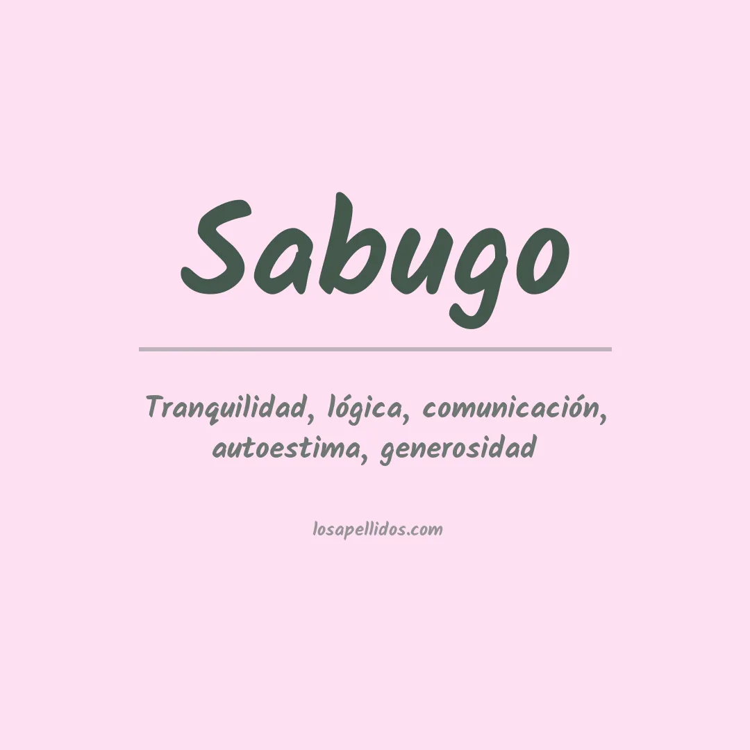 Apellido Sabugo