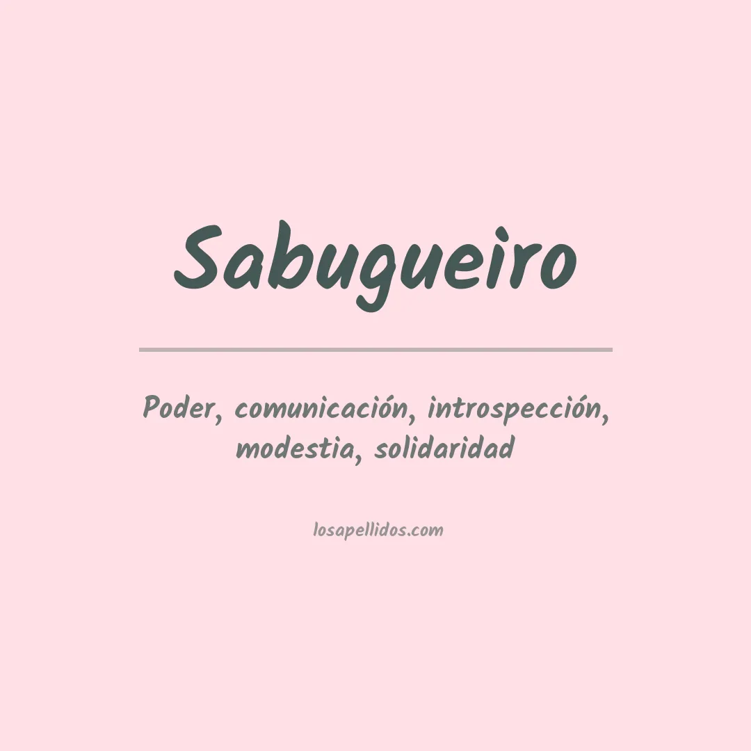 Apellido Sabugueiro