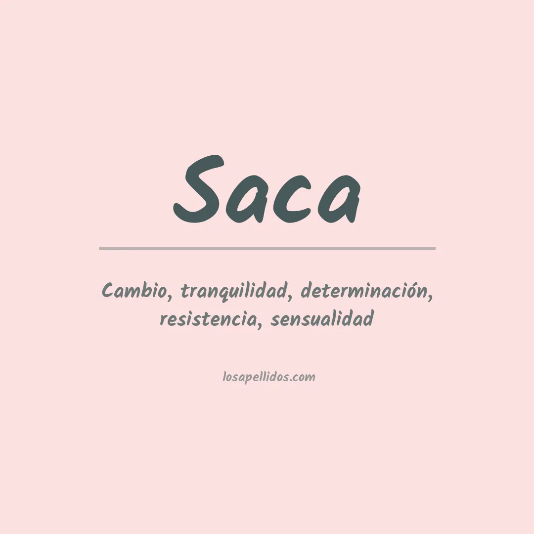 Apellido Saca