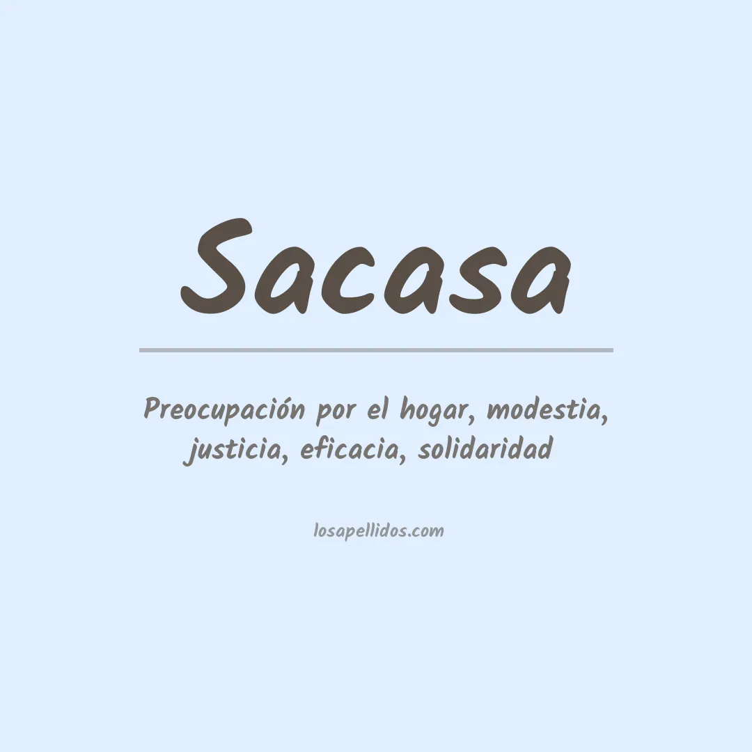 Apellido Sacasa