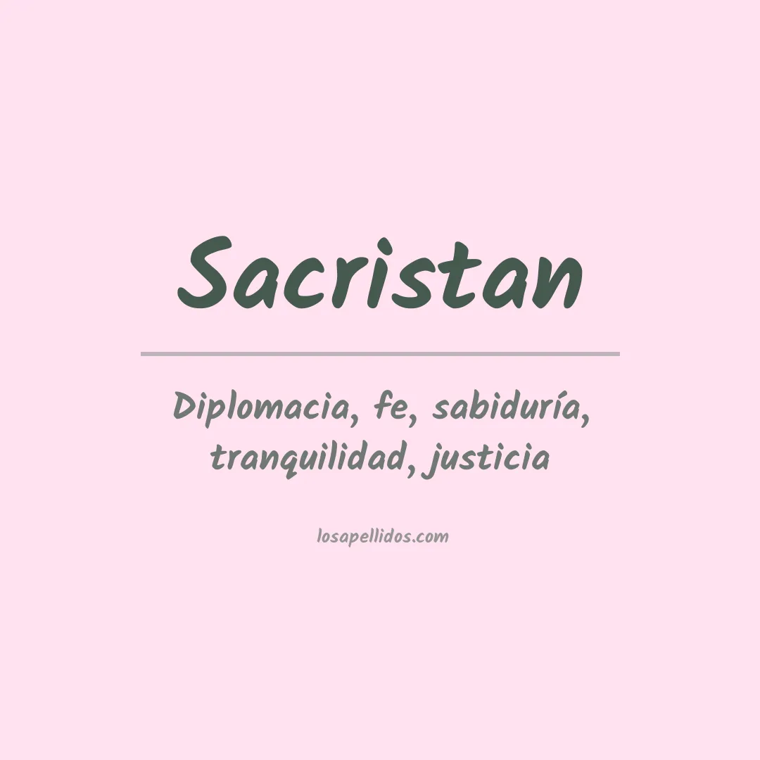 Apellido Sacristan