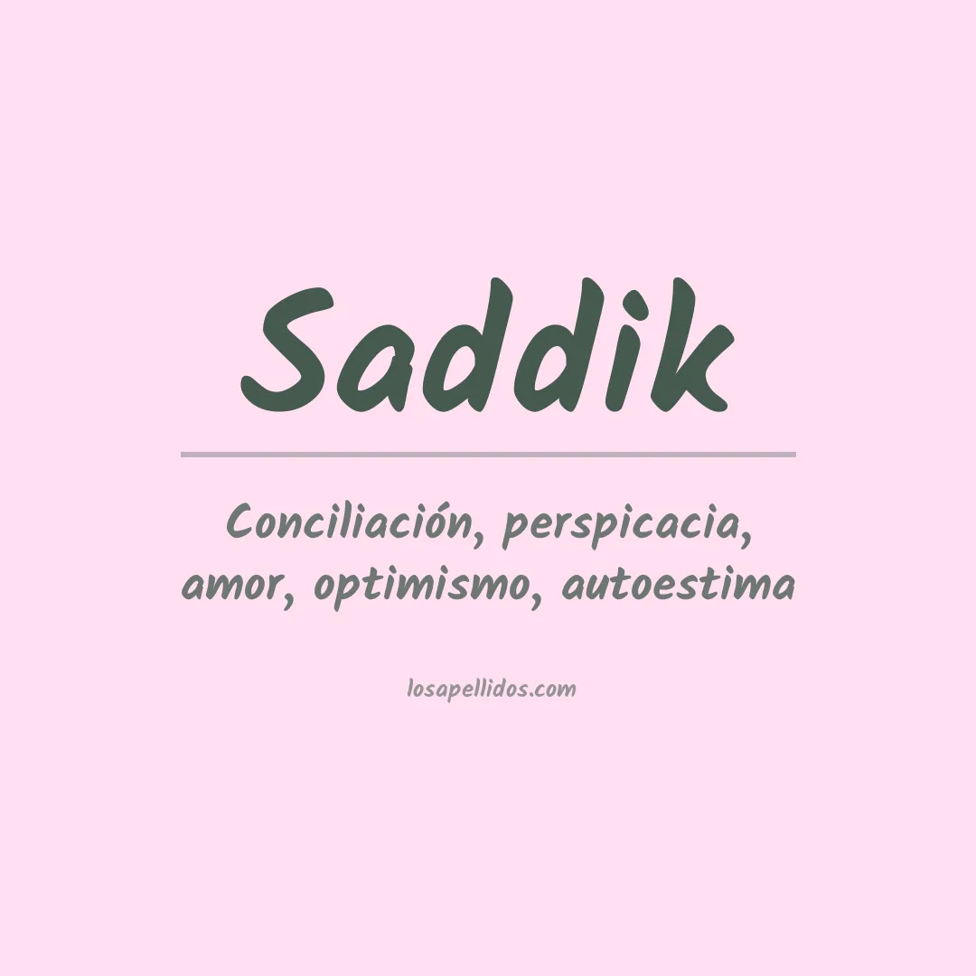 Apellido Saddik