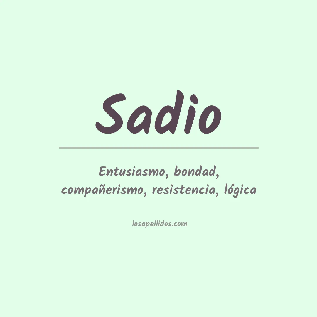 Apellido Sadio