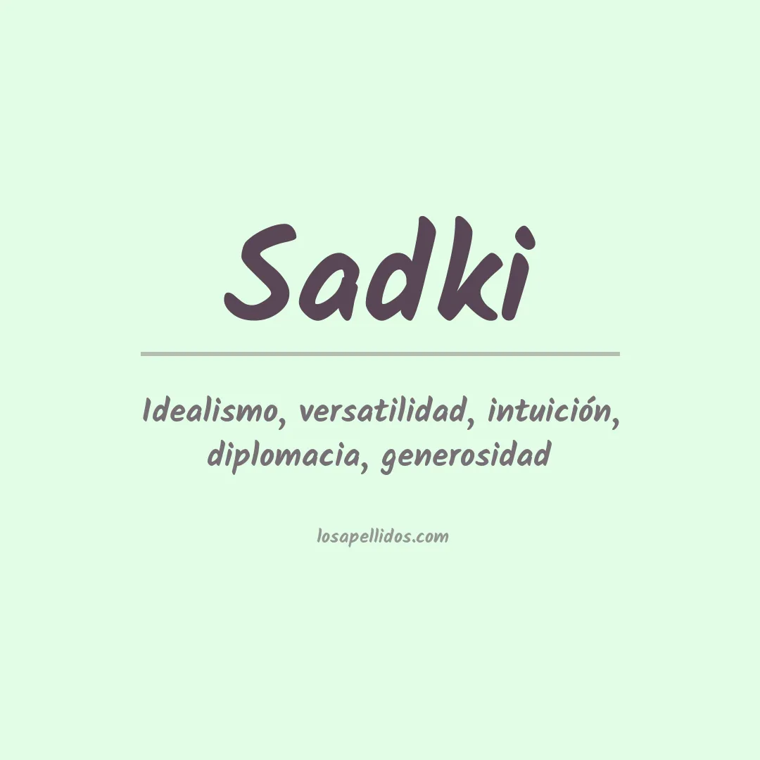 Apellido Sadki