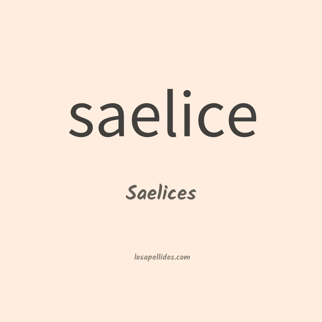 Saelices en chino