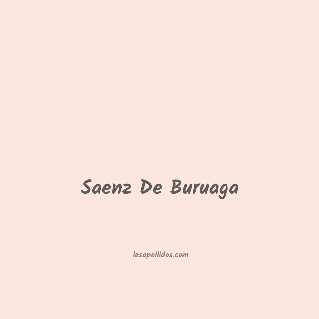 Saenz de buruaga en chino