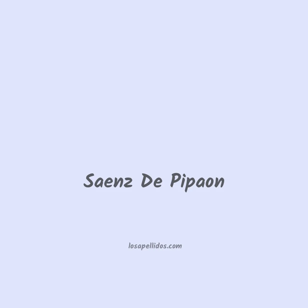 Saenz de pipaon en chino