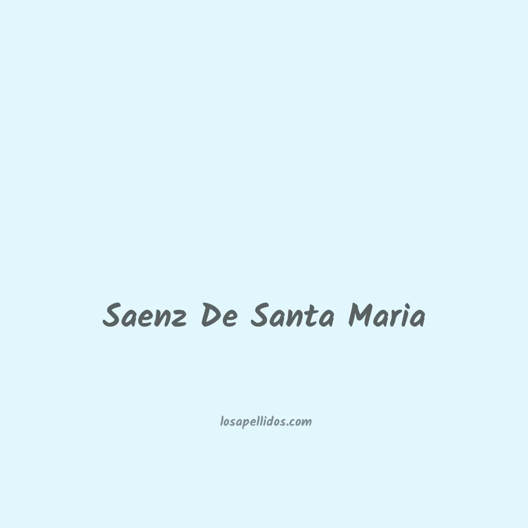Saenz de santa maria en chino