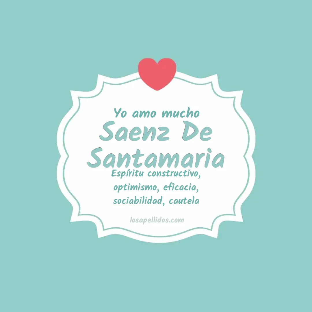 Yo amo mucho Saenz de santamaria