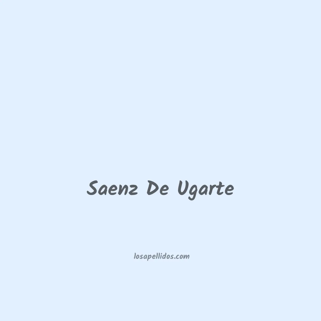 Saenz de ugarte en chino