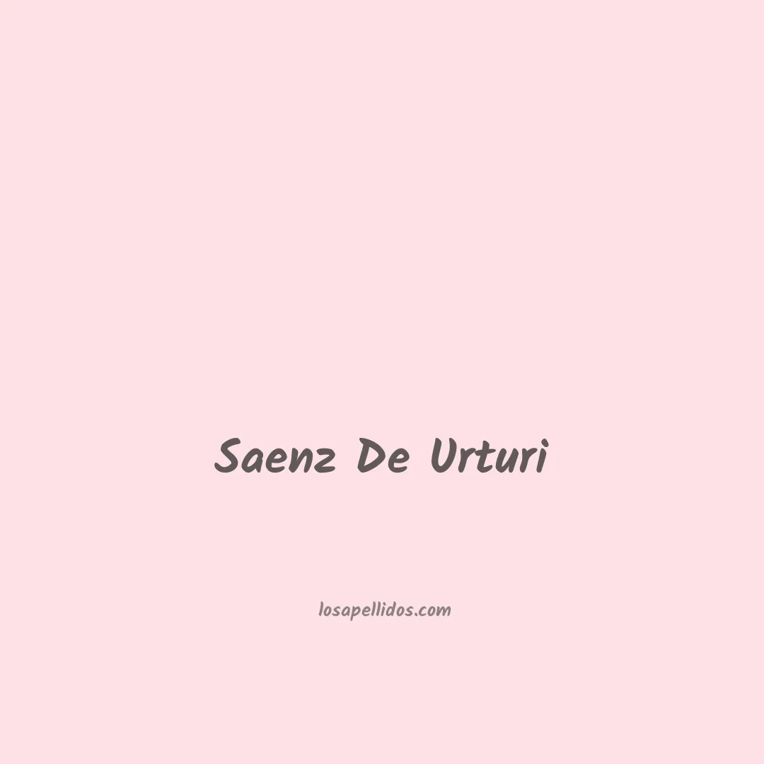 Saenz de urturi en chino