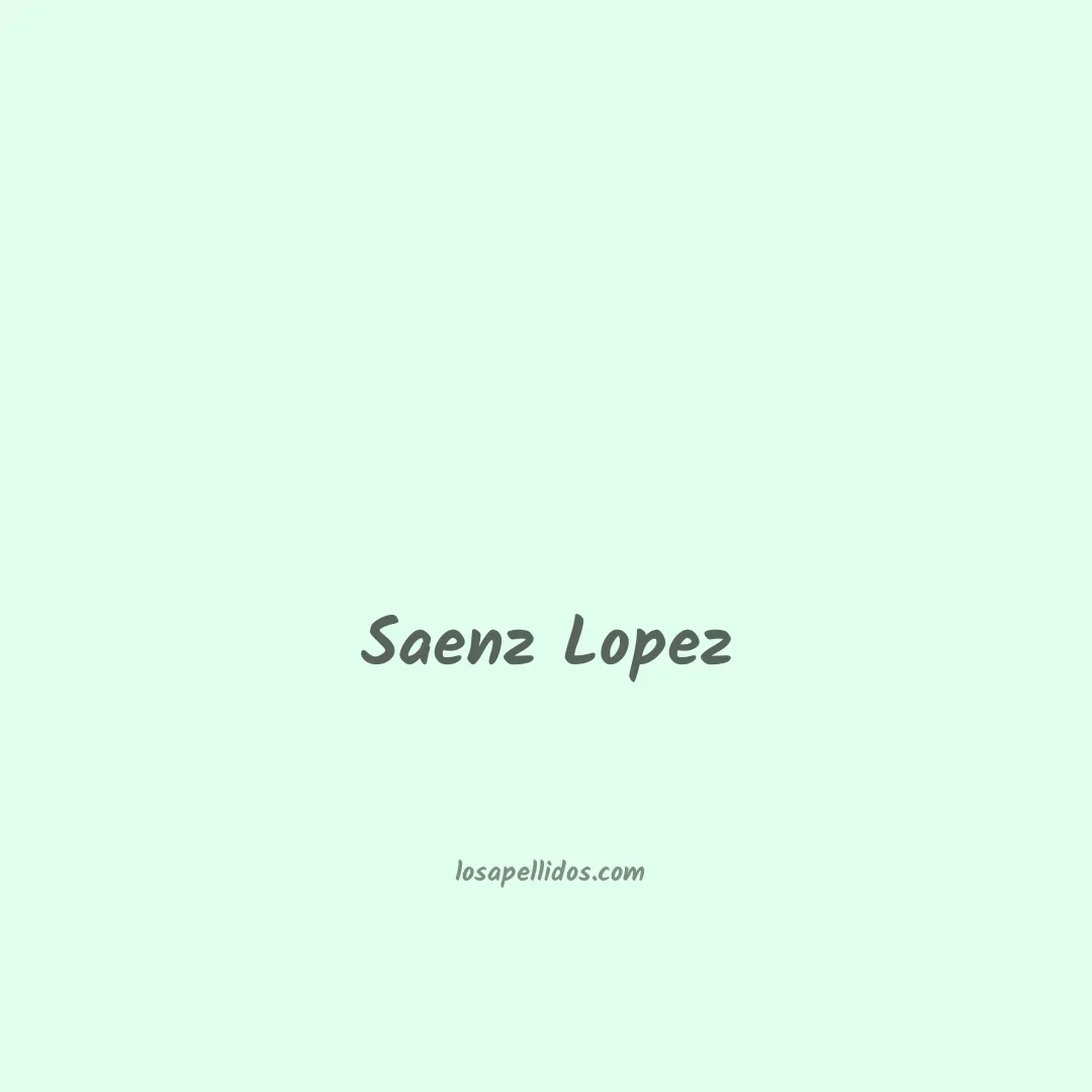 Saenz lopez en chino