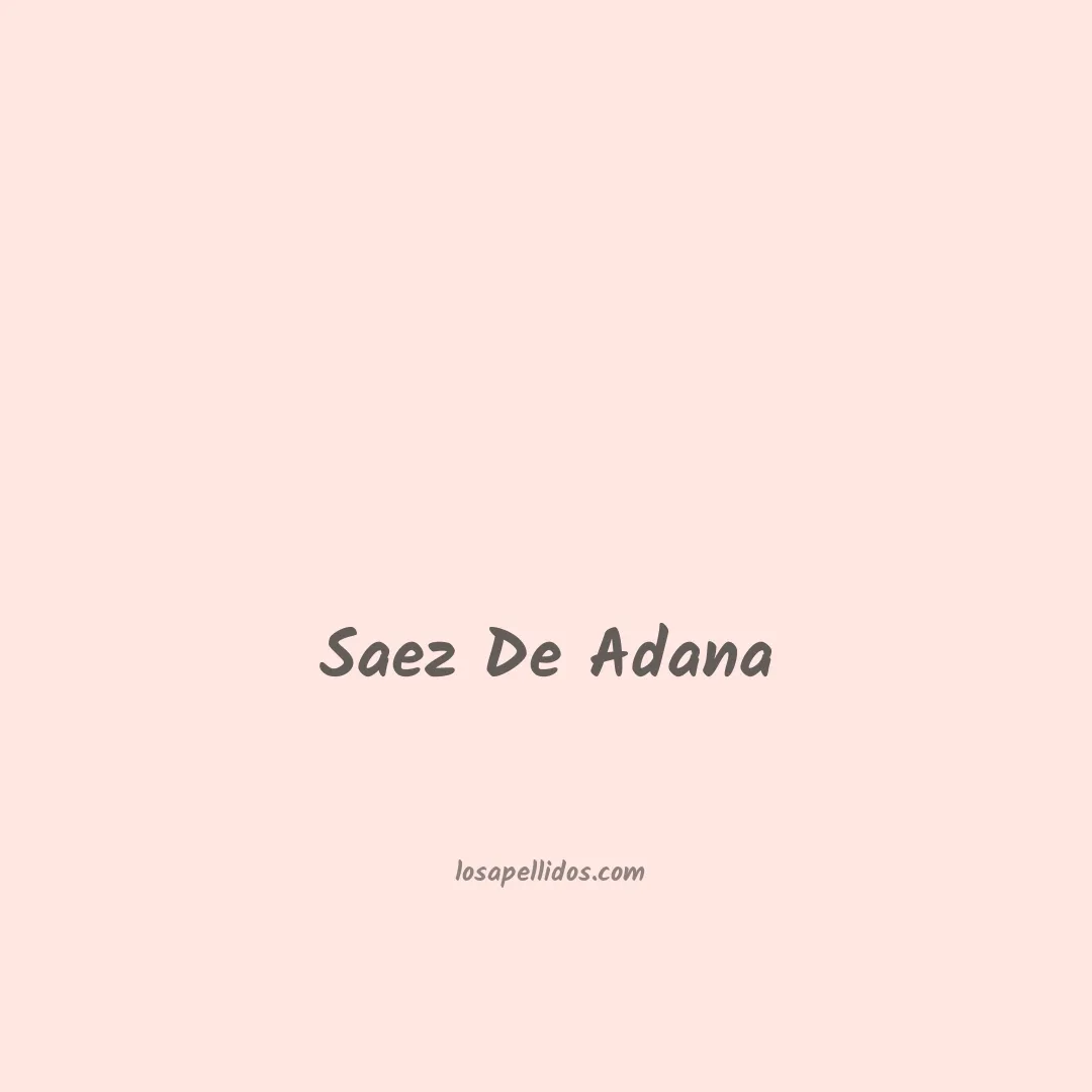 Saez de adana en chino