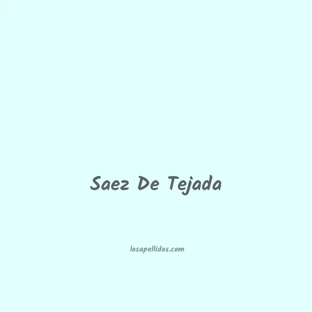 Saez de tejada en chino