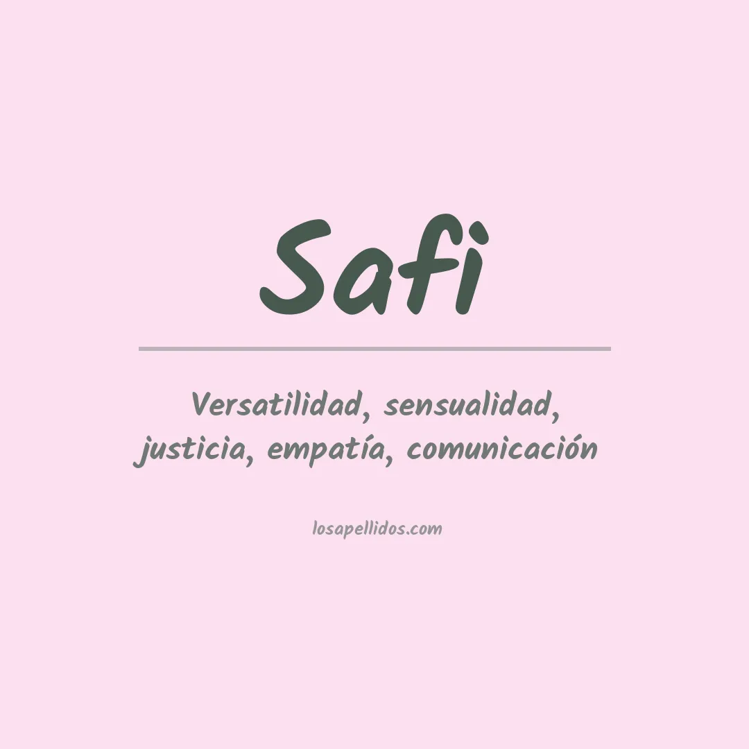 Apellido Safi