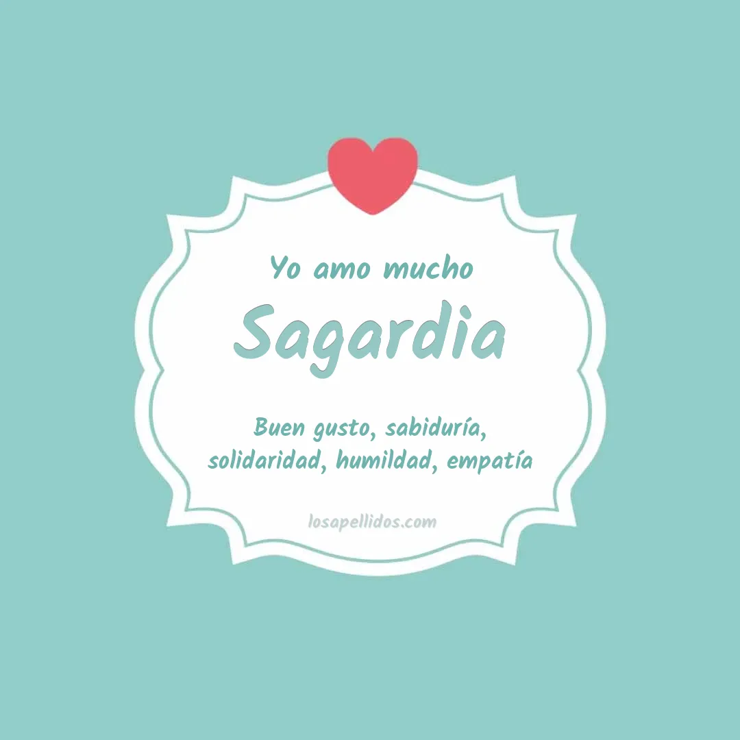 Yo amo mucho Sagardia