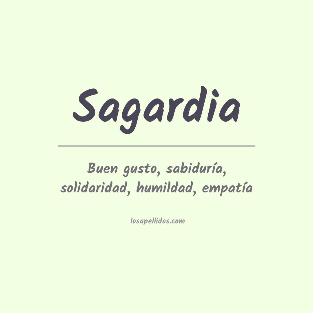 Apellido Sagardia