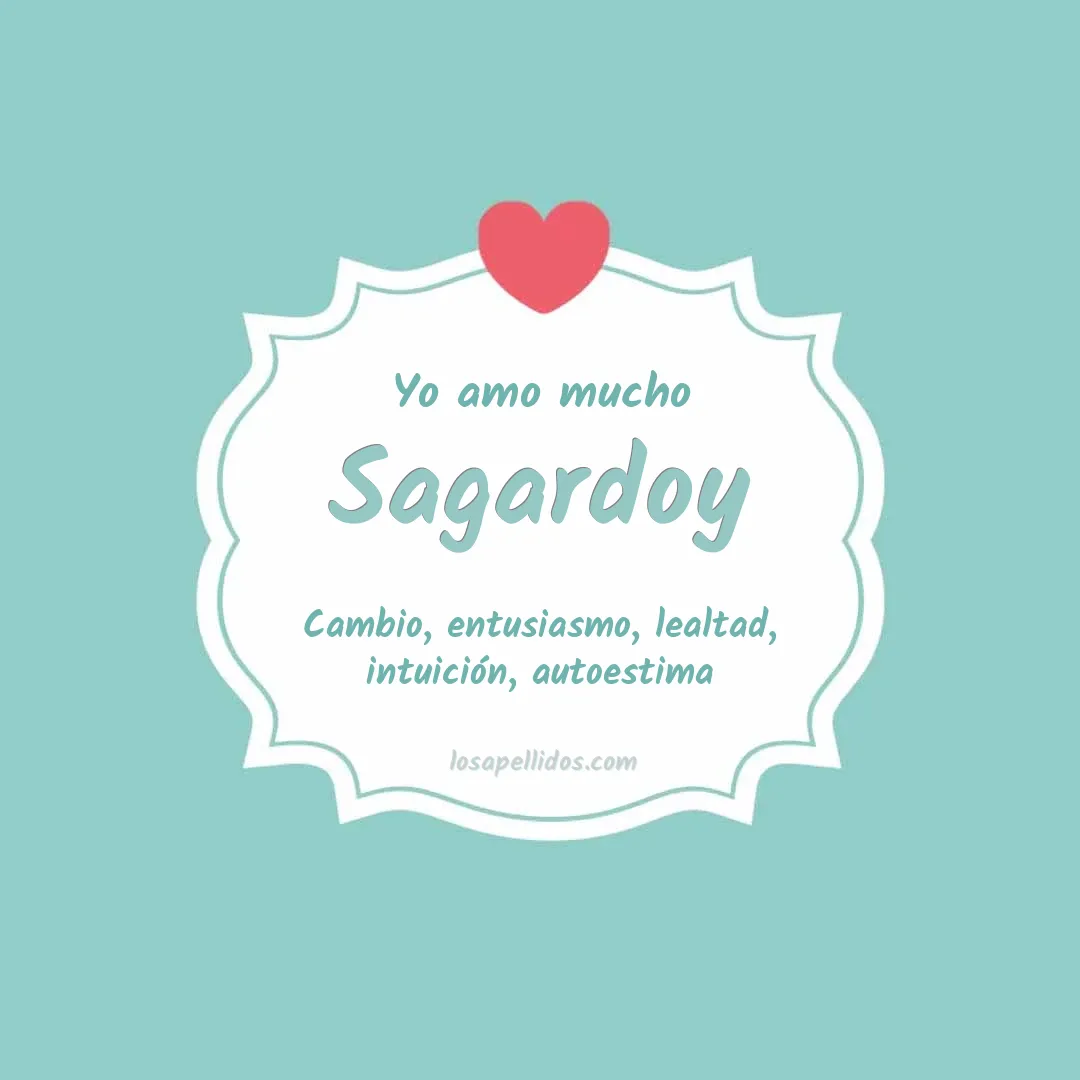 Yo amo mucho Sagardoy