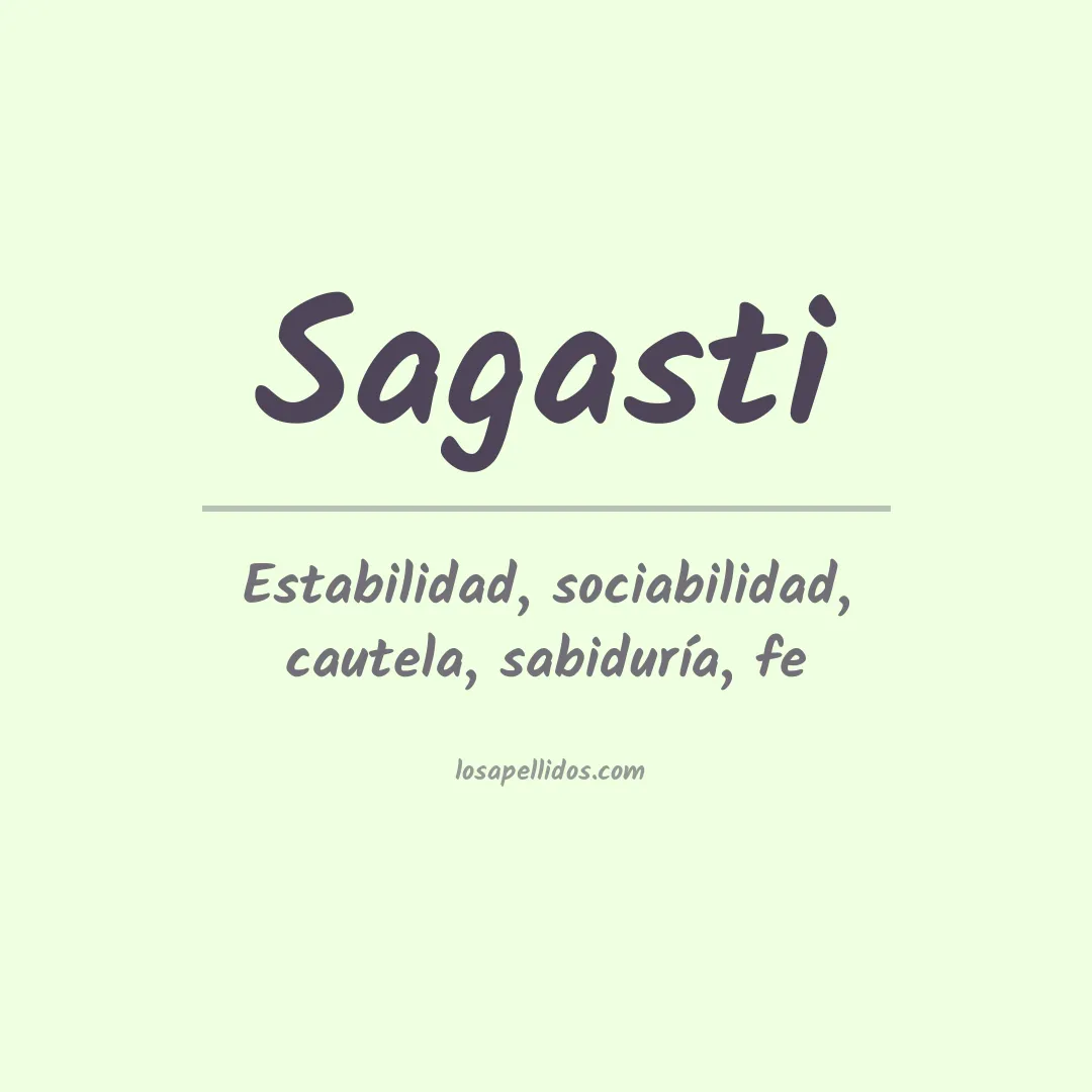 Apellido Sagasti