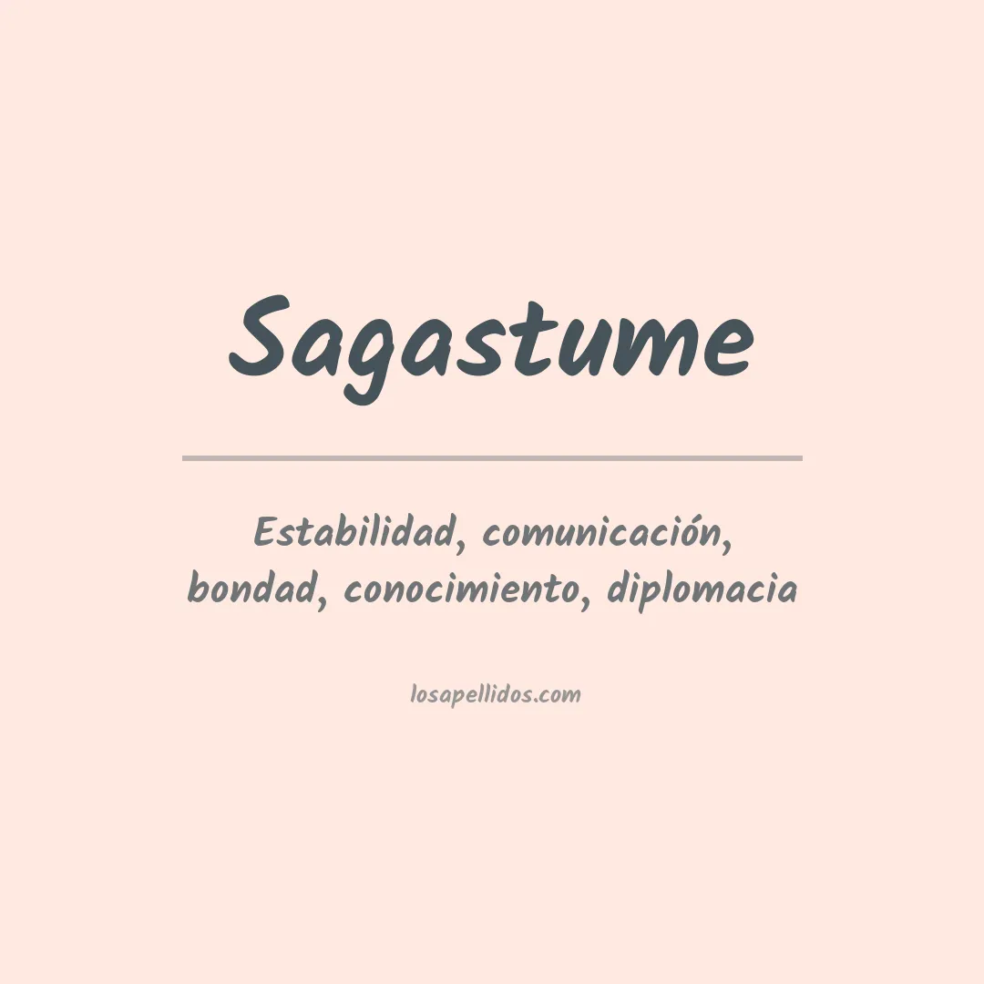 Apellido Sagastume