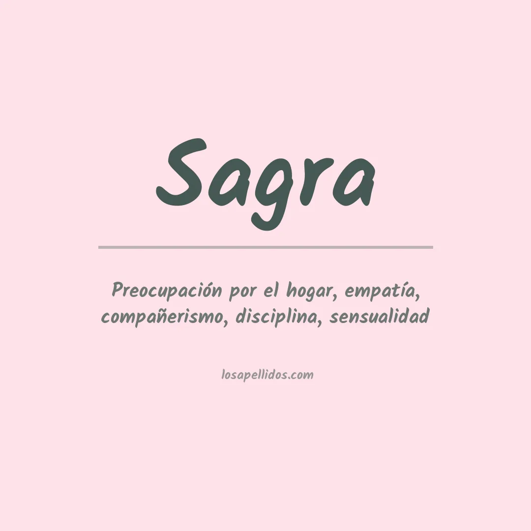 Significado del Apellido Sagra