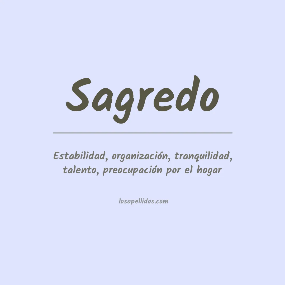 Apellido Sagredo