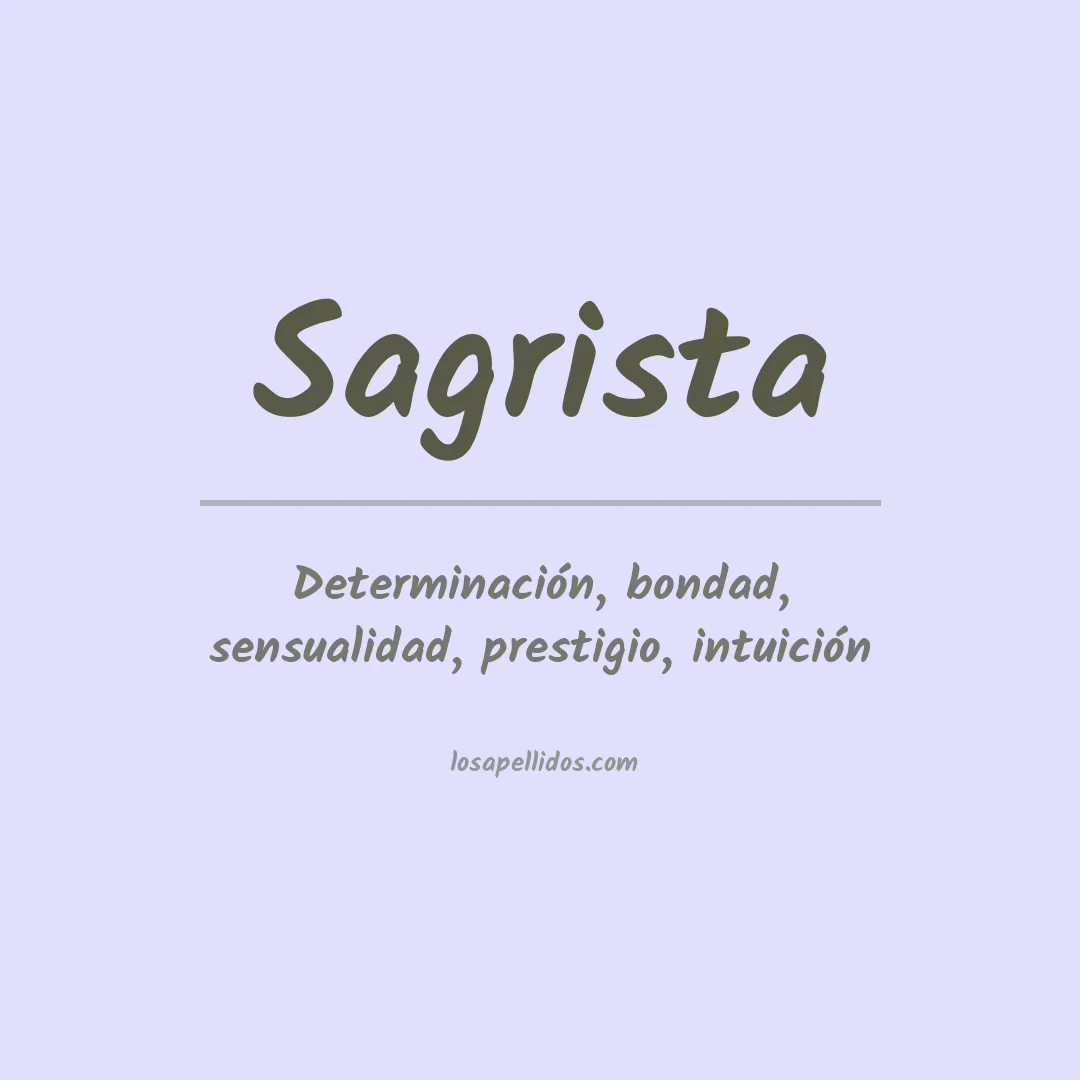 Apellido Sagrista