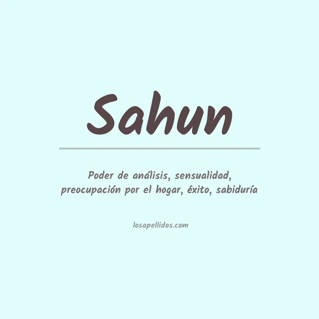Apellido Sahun