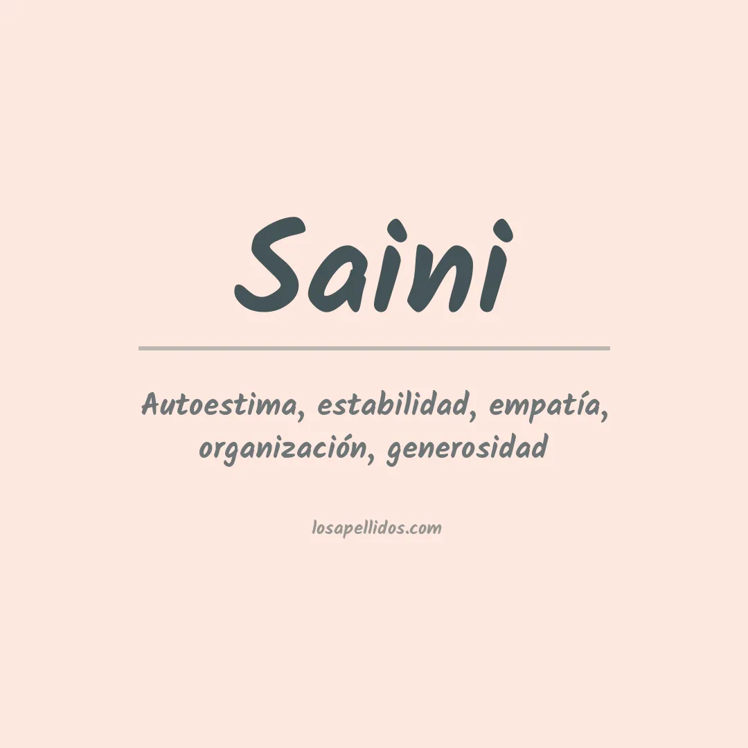 Apellido Saini