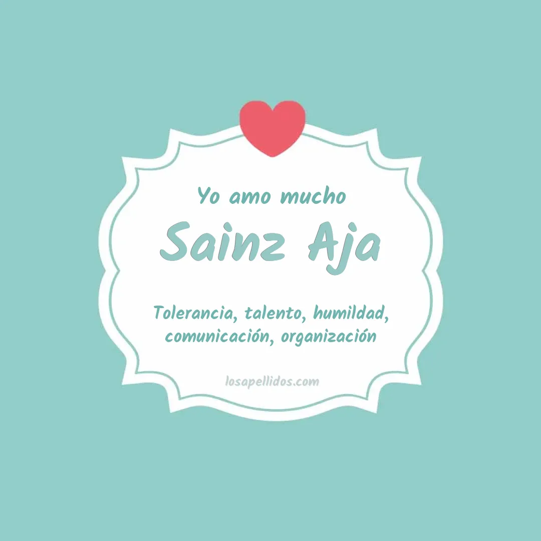 Yo amo mucho Sainz aja