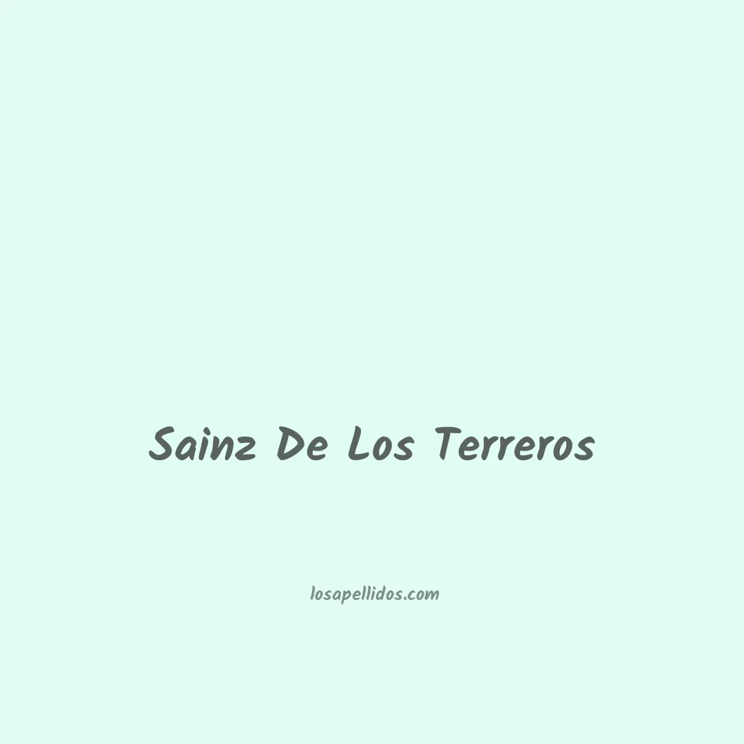 Sainz de los terreros en chino