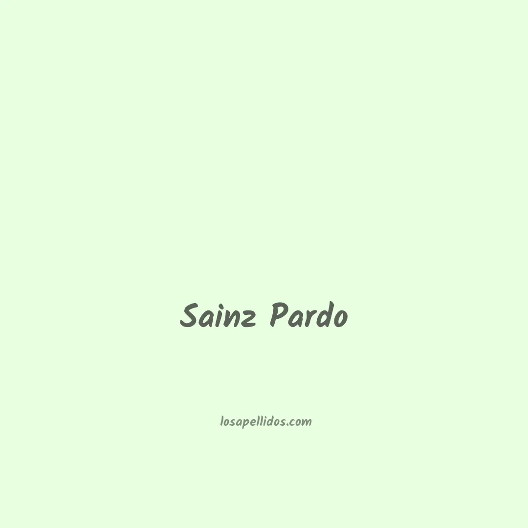 Sainz pardo en chino