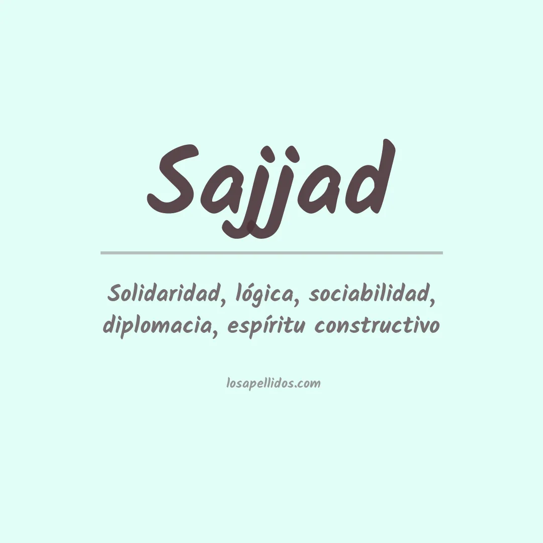 Apellido Sajjad
