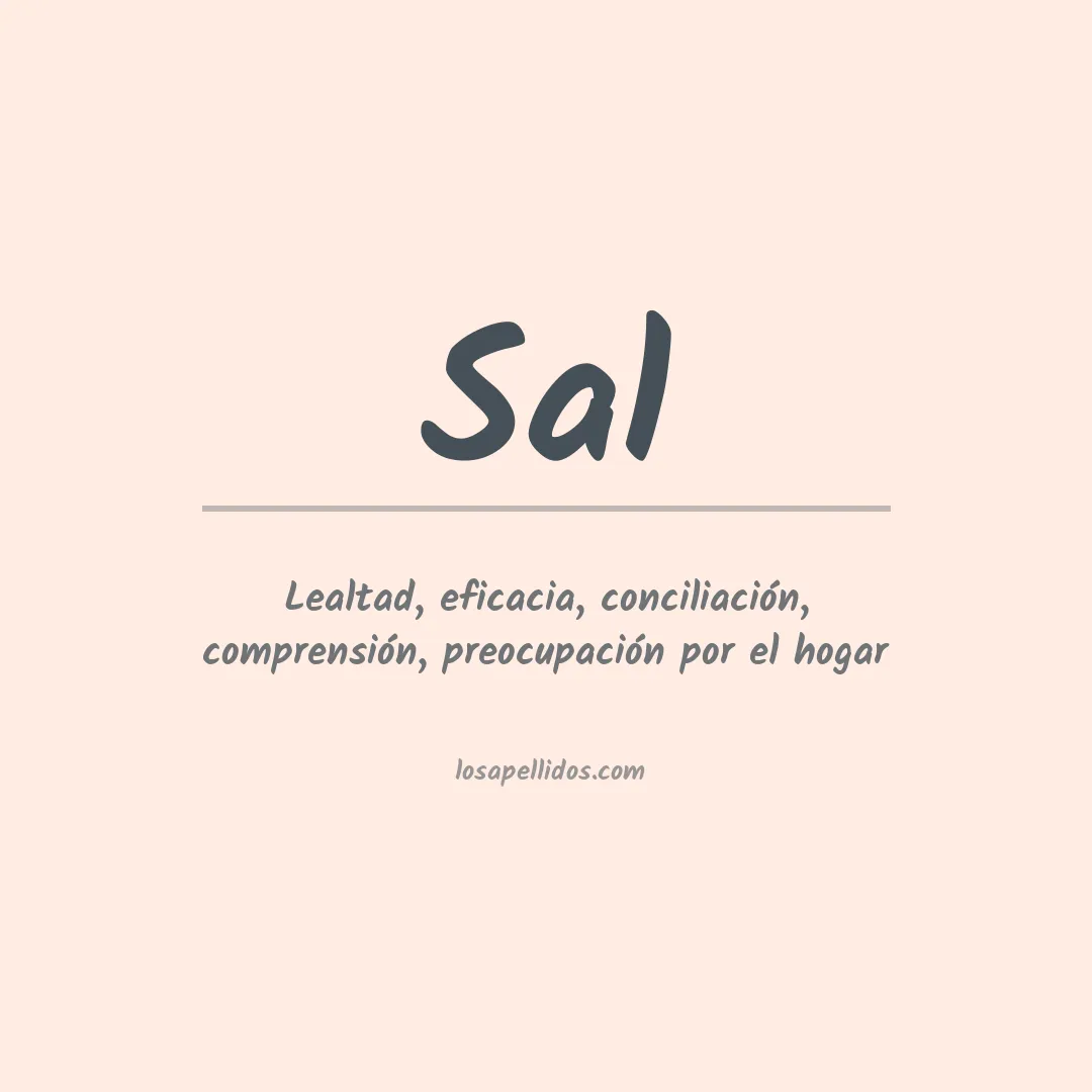 Apellido Sal