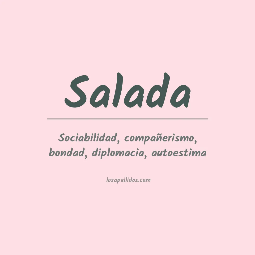 Apellido Salada