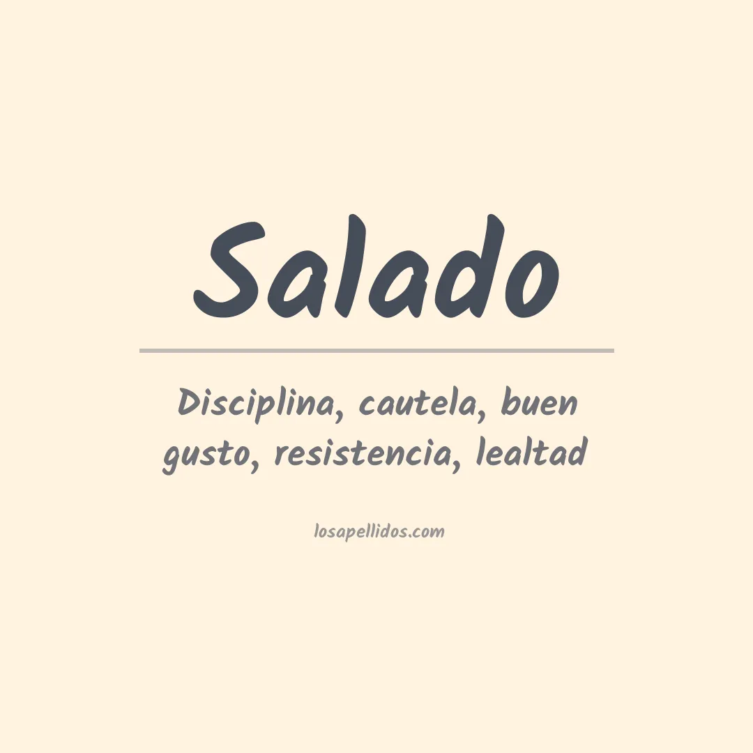 Apellido Salado