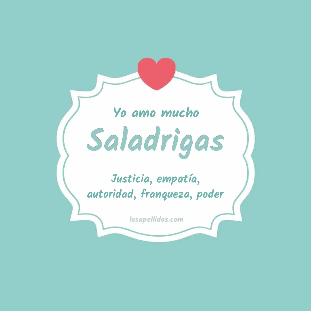 Yo amo mucho Saladrigas