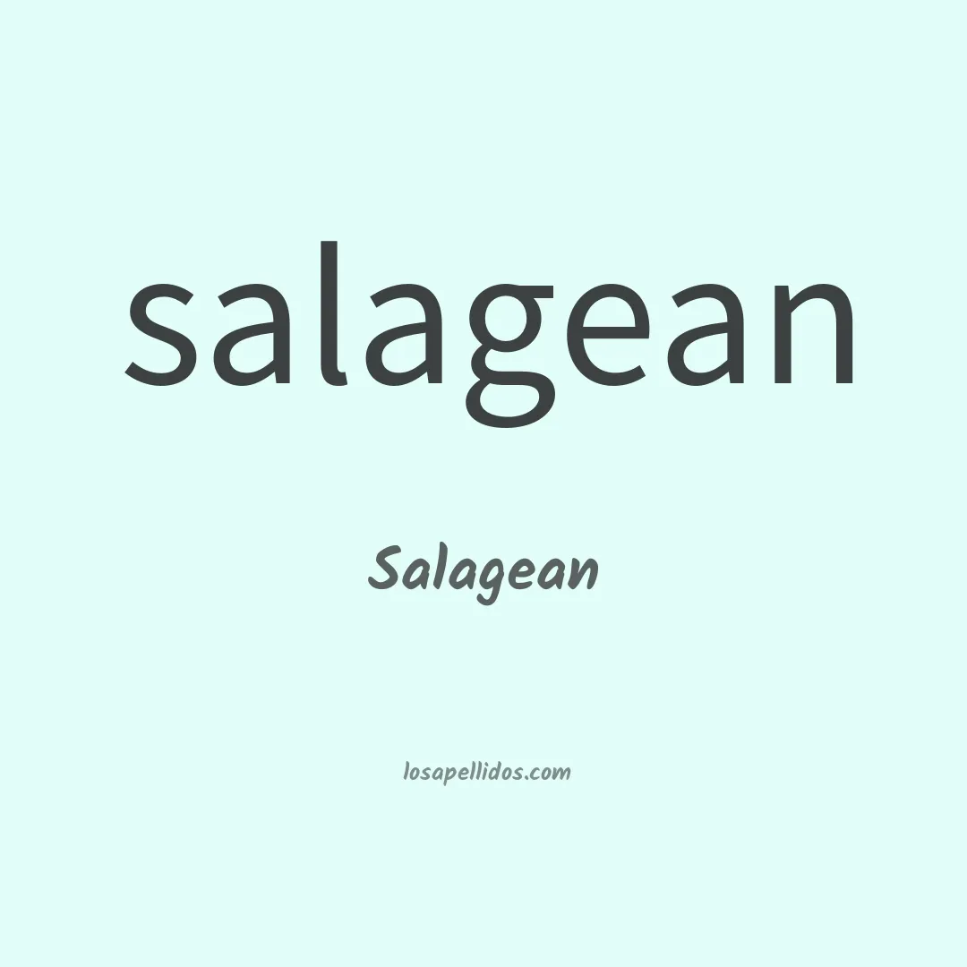 Salagean en chino
