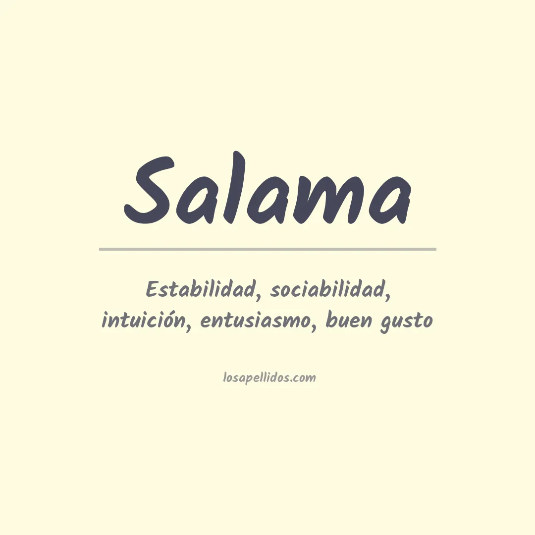 Apellido Salama