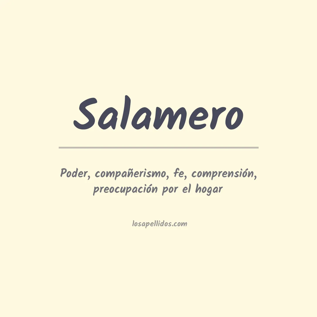 Apellido Salamero